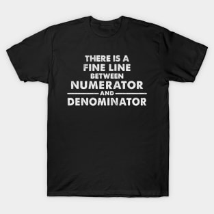 Numerator and Denominator T-Shirt